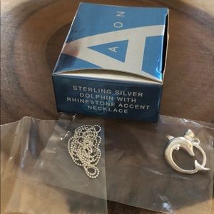 Sterling silver dolphin Necklace